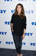 KERI RUSSELL at An Evening with 'The Americans' at the 92Y in New Yotk10/30/16