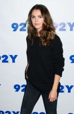 KERI RUSSELL at An Evening with 'The Americans' at the 92Y in New Yotk10/30/16