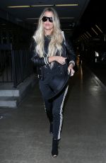KHLOE KARDASHIAN at LAX Airport in Los Angeles 10/11/2016