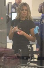 KHLOE KARDASHIAN at LAX Airport in Los Angeles 10/11/2016