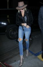 KHLOE KARDASHIAN in Ripped Jeans at LAX Airport in Los Angeles 10/20/2016