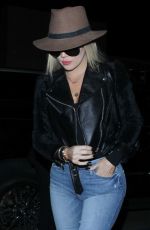 KHLOE KARDASHIAN in Ripped Jeans at LAX Airport in Los Angeles 10/20/2016