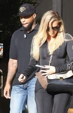 KHLOE KARDASHIAN Leaves a Studio in Los Angeles 10/03/2016