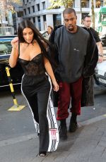 KIM KARDASHIAN Arrives at Givenchy Offices in Paris 09/29/2016