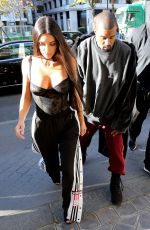 KIM KARDASHIAN Arrives at Givenchy Offices in Paris 09/29/2016