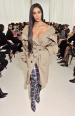 KIM KARDASHIAN at Balenciaga Fashion Show in Paris 10/02/2016