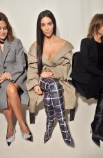 KIM KARDASHIAN at Balenciaga Fashion Show in Paris 10/02/2016