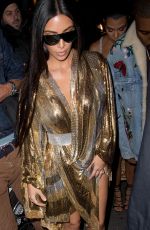 KIM KARDASHIAN at Balmain Aftershow Party in Paris 09/29/2016