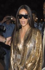 KIM KARDASHIAN at Balmain Aftershow Party in Paris 09/29/2016