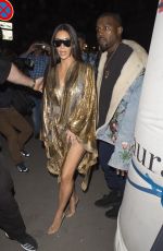 KIM KARDASHIAN at Balmain Aftershow Party in Paris 09/29/2016