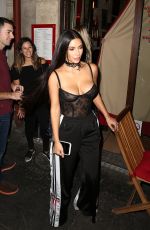 KIM KARDASHIAN at Ferdi Restaurant in Paris 09/29/2016