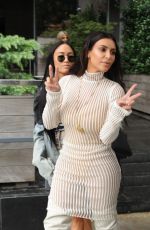 KIM KARDASHIAN Leaves Her Hotel in New York 10/07/2016