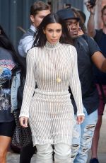 KIM KARDASHIAN Leaves Her Hotel in New York 10/07/2016