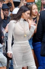 KIM KARDASHIAN Leaves Her Hotel in New York 10/07/2016