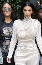 KIM KARDASHIAN Leaves Her Hotel in New York 10/07/2016