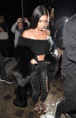 KIM KARDASHIAN Night Out in Paris 09/30/2016