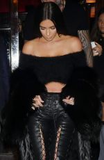 KIM KARDASHIAN Night Out in Paris 09/30/2016