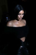 KIM KARDASHIAN Night Out in Paris 09/30/2016