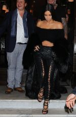 KIM KARDASHIAN Night Out in Paris 09/30/2016