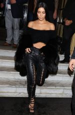 KIM KARDASHIAN Night Out in Paris 09/30/2016