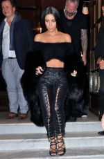 KIM KARDASHIAN Night Out in Paris 09/30/2016