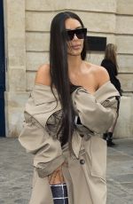 KIM KARDASHIAN Out and About in Paris 10/02/2016