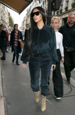 KIM KARDASHIAN Out Shopping in Paris 10/01/2016