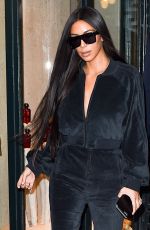 KIM KARDASHIAN Out Shopping in Paris 10/01/2016