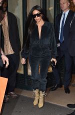 KIM KARDASHIAN Out Shopping in Paris 10/01/2016