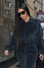 KIM KARDASHIAN Out Shopping in Paris 10/01/2016