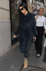 KIM KARDASHIAN Out Shopping in Paris 10/01/2016