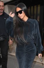 KIM KARDASHIAN Out Shopping in Paris 10/01/2016