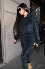 KIM KARDASHIAN Out Shopping in Paris 10/01/2016