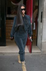 KIM KARDASHIAN Out Shopping in Paris 10/01/2016