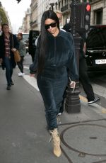 KIM KARDASHIAN Out Shopping in Paris 10/01/2016