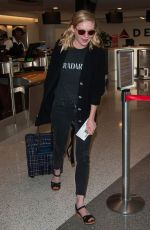 KIRSTEN DUNST at Los Angeles Intenational Airport 10/23/2016