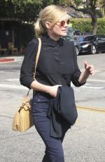 KIRSTEN DUNST Leaves Picolino Restaurant in Beverly Hills 10/12/2016