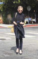 KIRSTEN DUNST Leaves Picolino Restaurant in Beverly Hills 10/12/2016