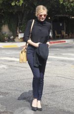 KIRSTEN DUNST Leaves Picolino Restaurant in Beverly Hills 10/12/2016