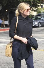 KIRSTEN DUNST Leaves Picolino Restaurant in Beverly Hills 10/12/2016