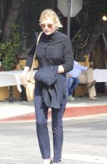 KIRSTEN DUNST Leaves Picolino Restaurant in Beverly Hills 10/12/2016