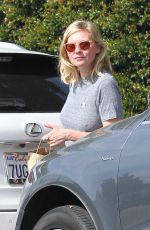 KIRSTEN DUNST Out and About in Los Angeles 10/13/2016