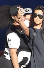KOURTNEY KARDASHIAN and BLAC CHYNA at a Pumpkin Patch in Calabasas 10/14/2016