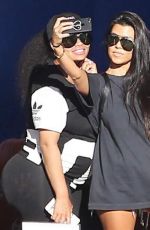 KOURTNEY KARDASHIAN and BLAC CHYNA at a Pumpkin Patch in Calabasas 10/14/2016