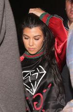 KOURTNEY KARDASHIAN at Catch LA in West Hollywood 10/13/2016