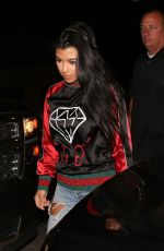 KOURTNEY KARDASHIAN at Catch LA in West Hollywood 10/13/2016