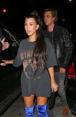 KOURTNEY KARDASHIAN Night Out in Inglewood 10/27/2016