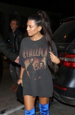 KOURTNEY KARDASHIAN Night Out in Inglewood 10/27/2016