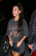 KOURTNEY KARDASHIAN Night Out in Inglewood 10/27/2016