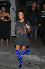 KOURTNEY KARDASHIAN Night Out in Inglewood 10/27/2016